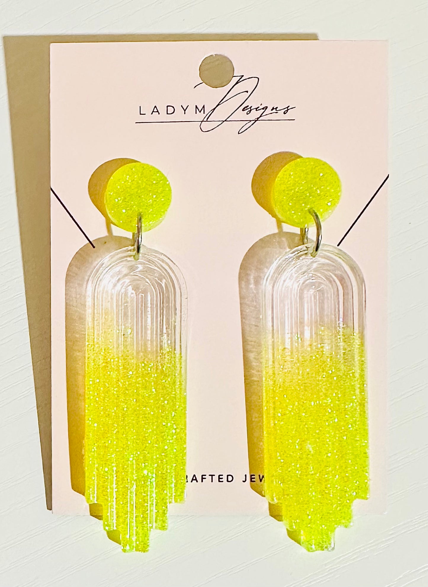Glitter Statement Earrings