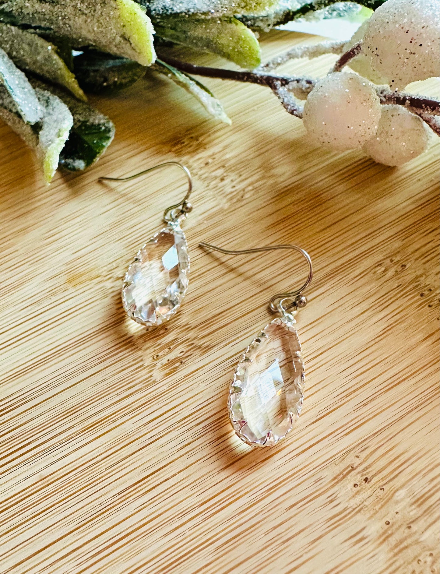 Crystal Teardrop Earrings