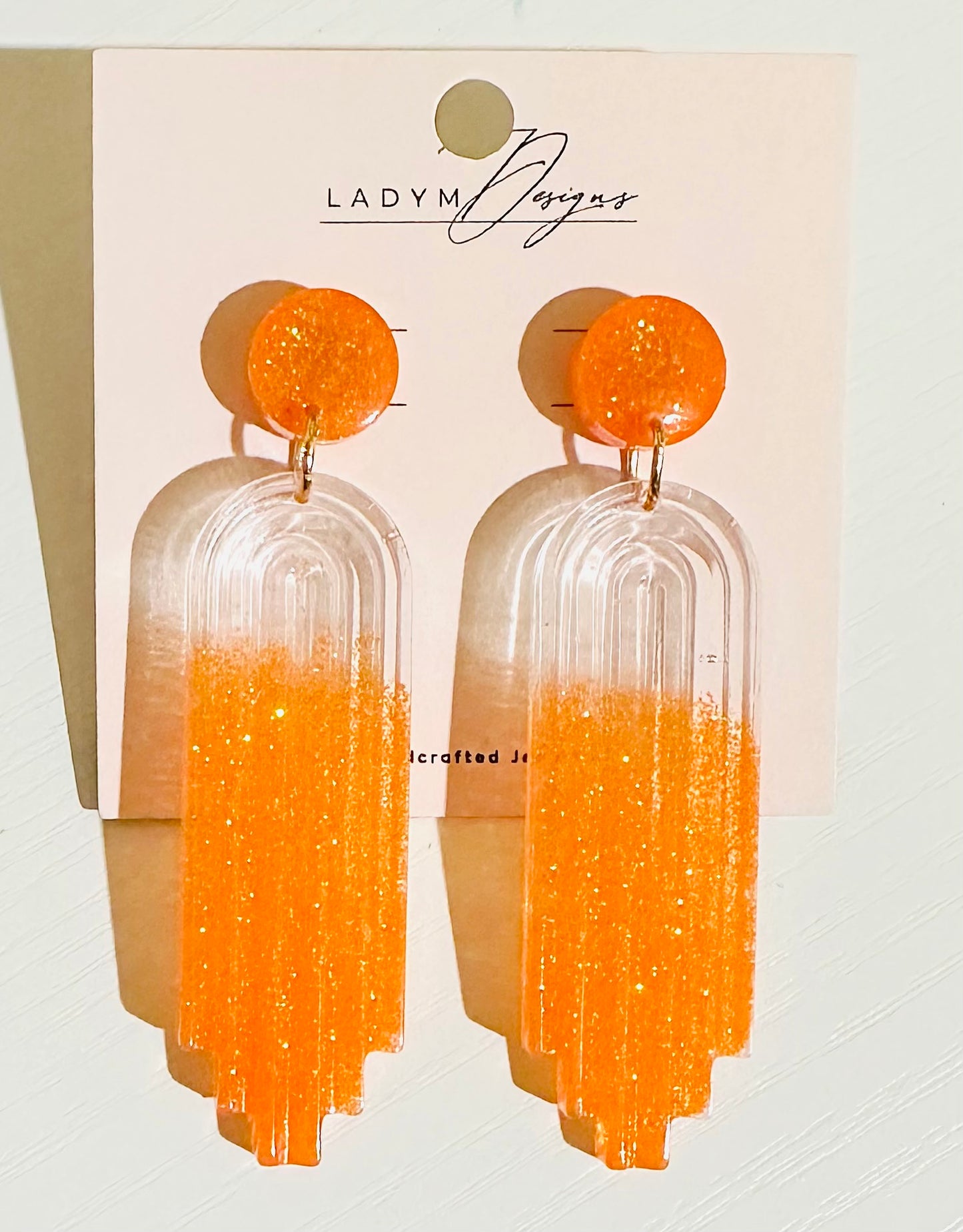 Glitter Statement Earrings
