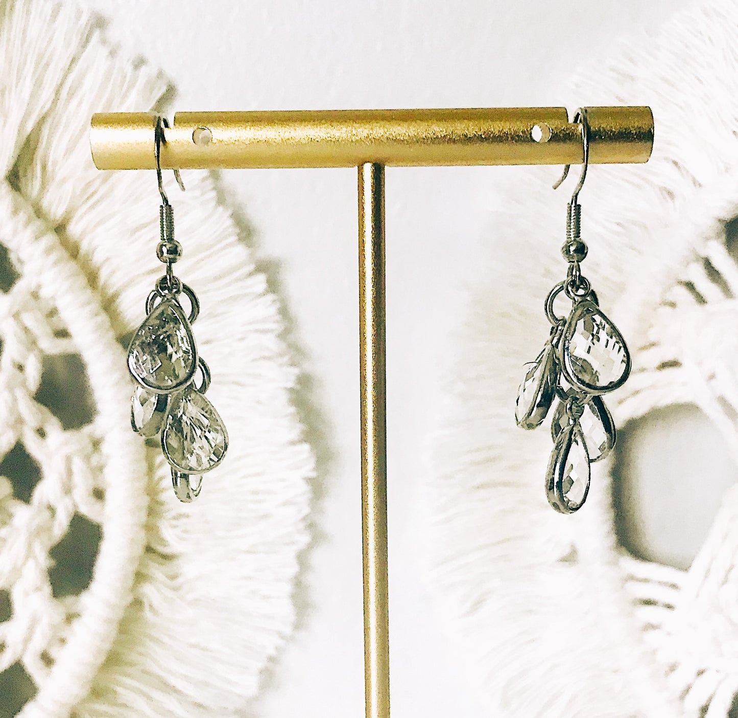 Teardrop Chandelier Earrings