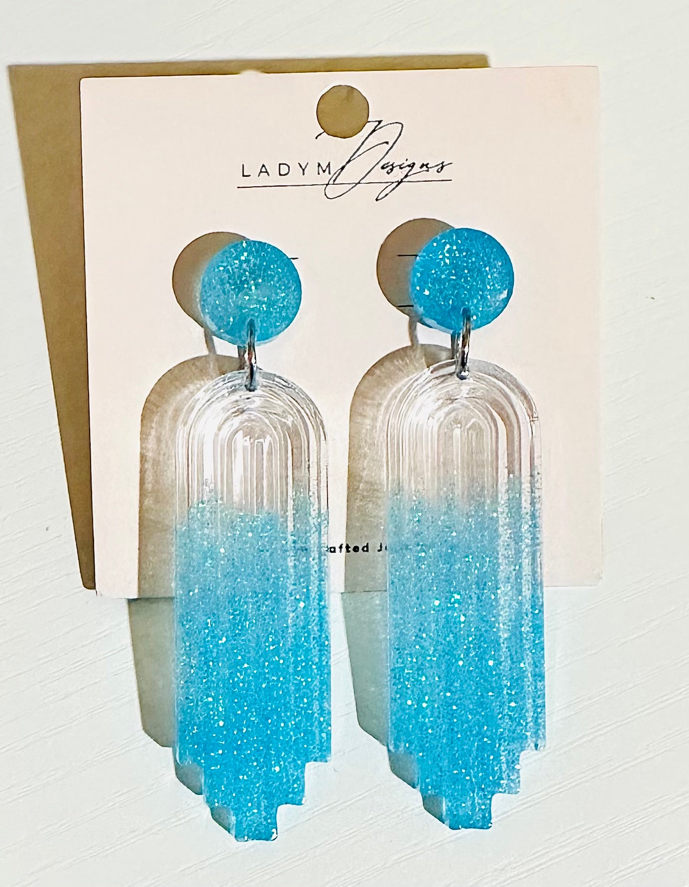 Glitter Statement Earrings