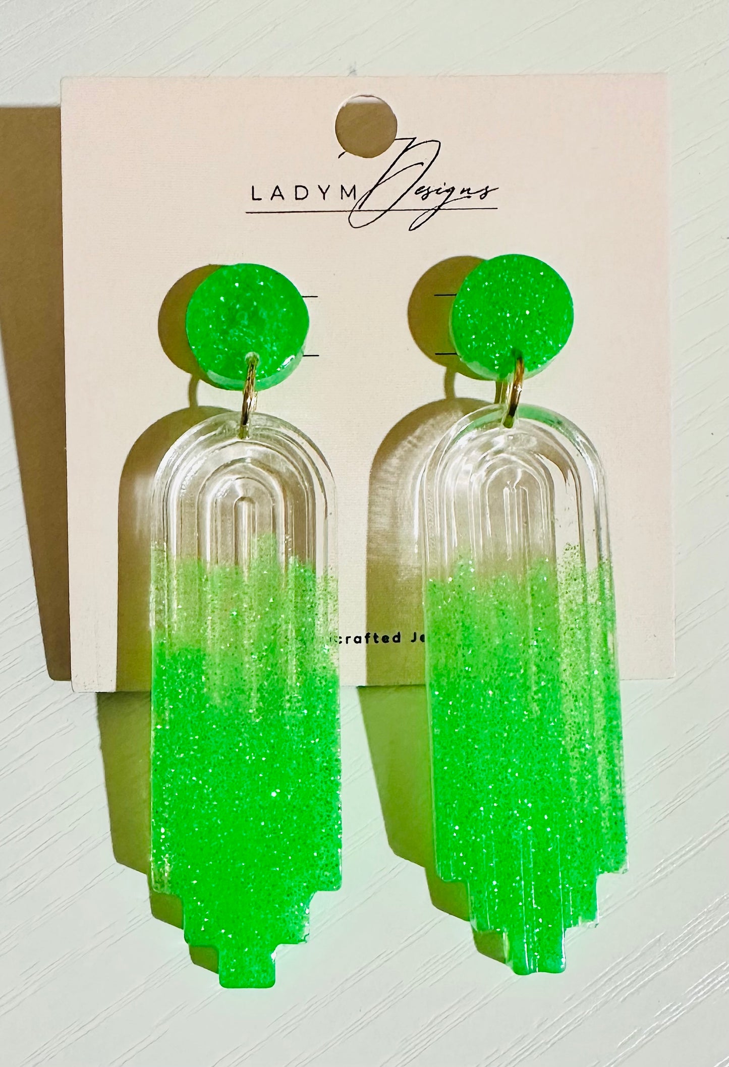 Glitter Statement Earrings