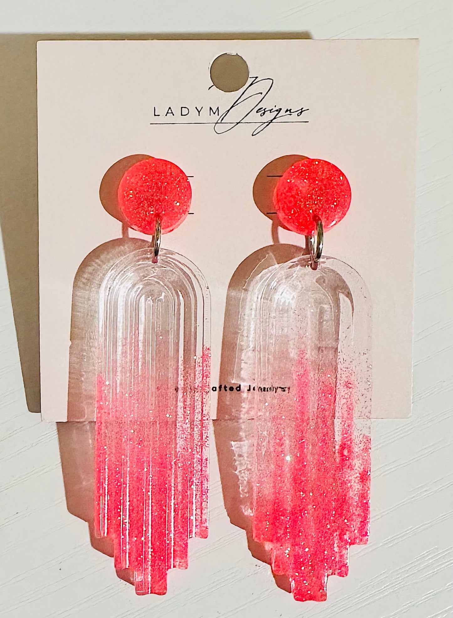 Glitter Statement Earrings