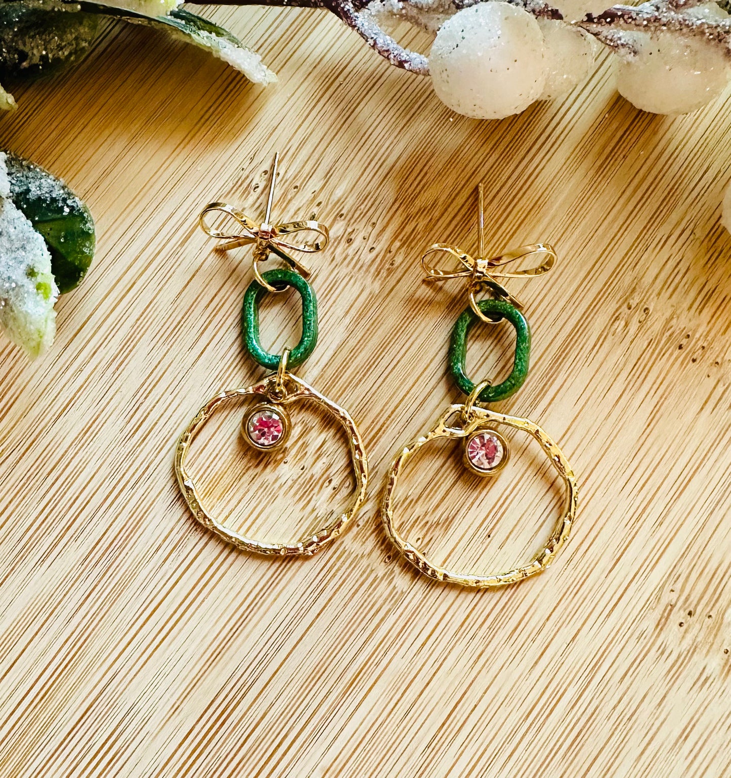 Holiday Bow Halo Drops