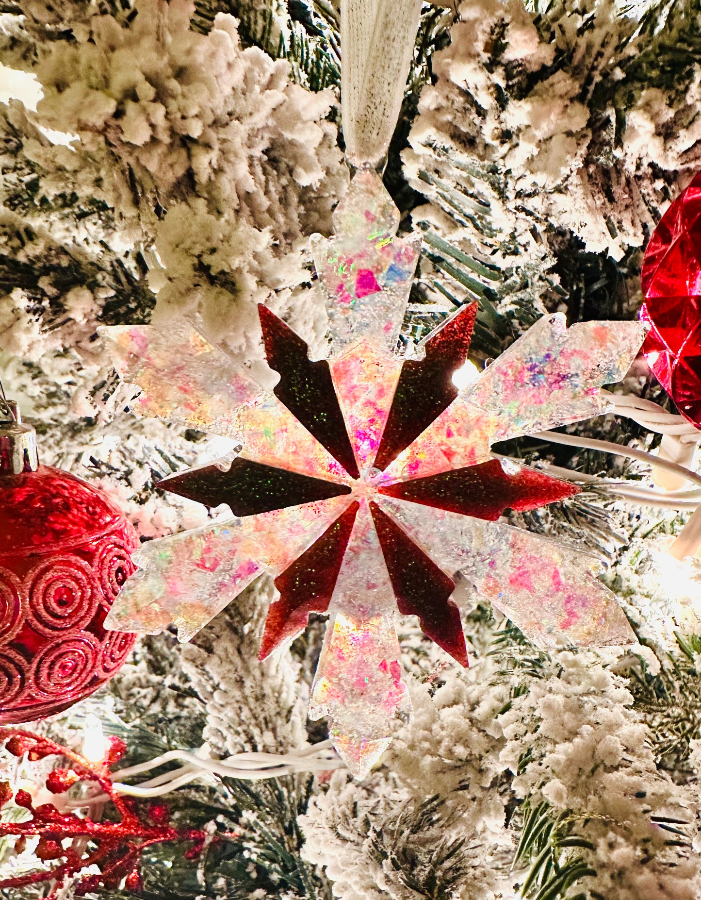 Iridescent Glitter Ornament