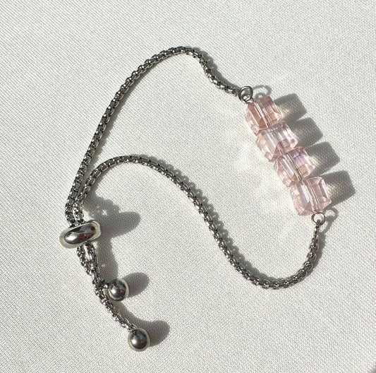 Pink Crystal Bracelet