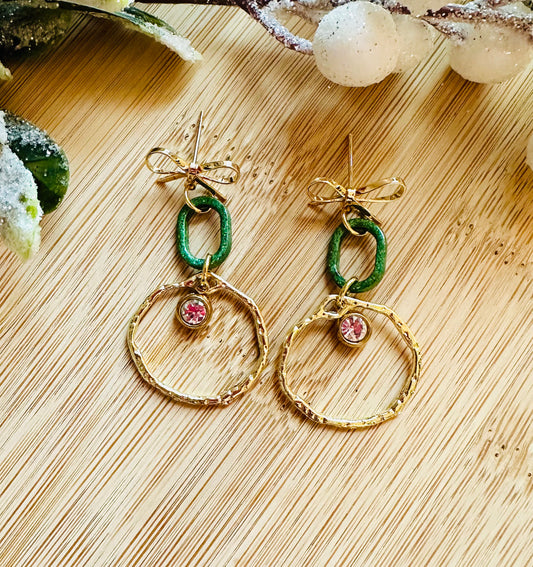 Holiday Bow Halo Drops